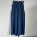 SHEIN Blue Wide Leg Trousers Elasticated Waist Size Small