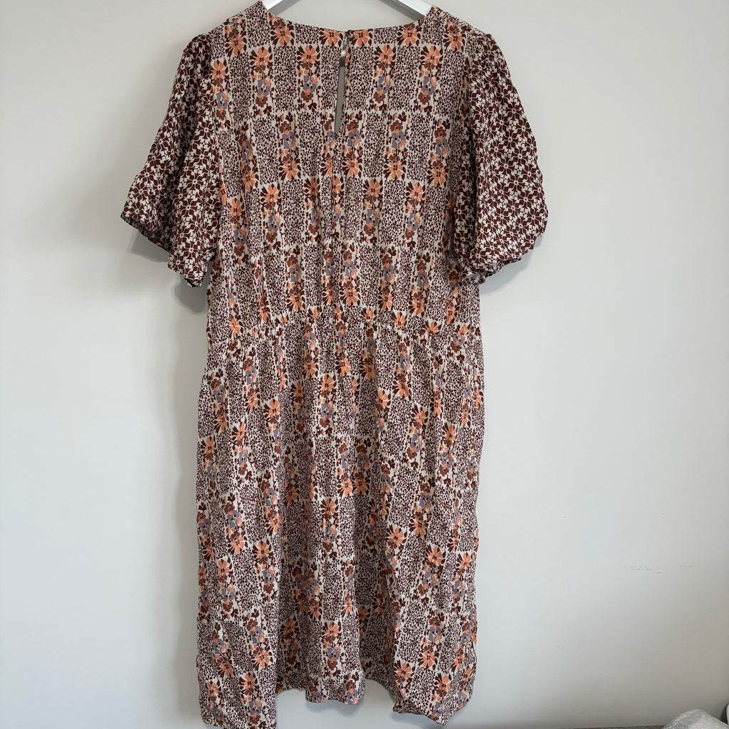 Next Floral Print Dress Size 16