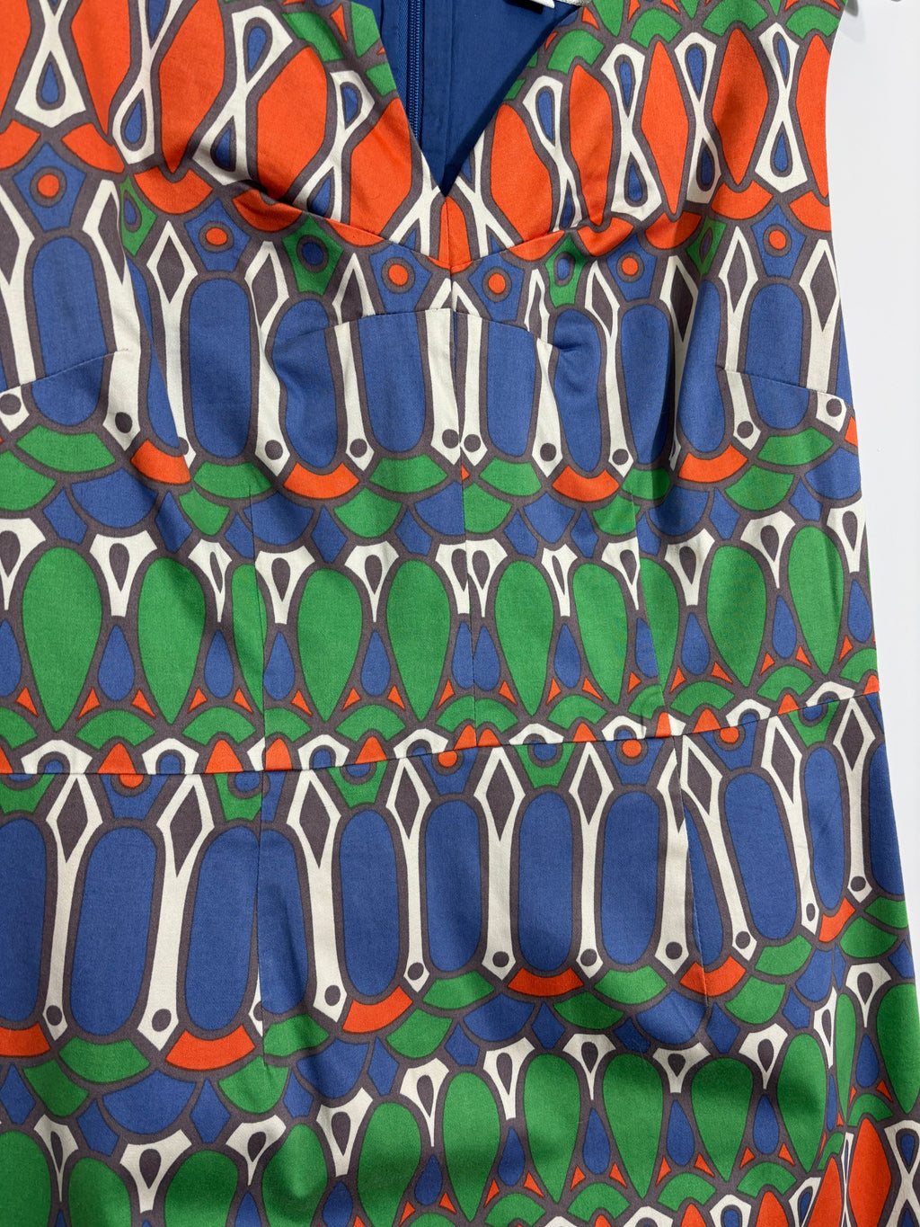 Boden Geometric Print Dress Size 14