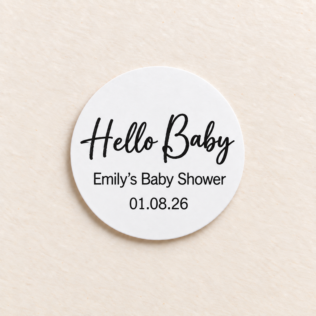 Personalised DIY Kit Baby Shower Sweet Favour Bags Hello Baby