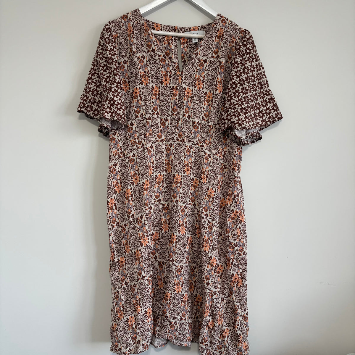 Next Floral Print Dress Size 16
