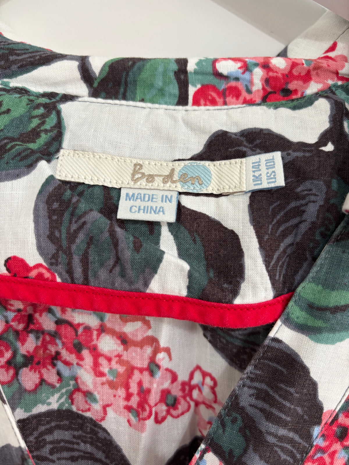 Boden floral shirt dress UK 14 Long