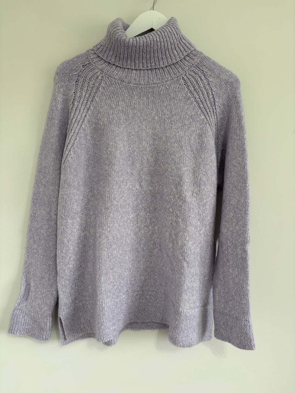 Lolita Lilac Roll Neck Jumper Size Large