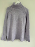 Lolita Lilac Roll Neck Jumper Size Large