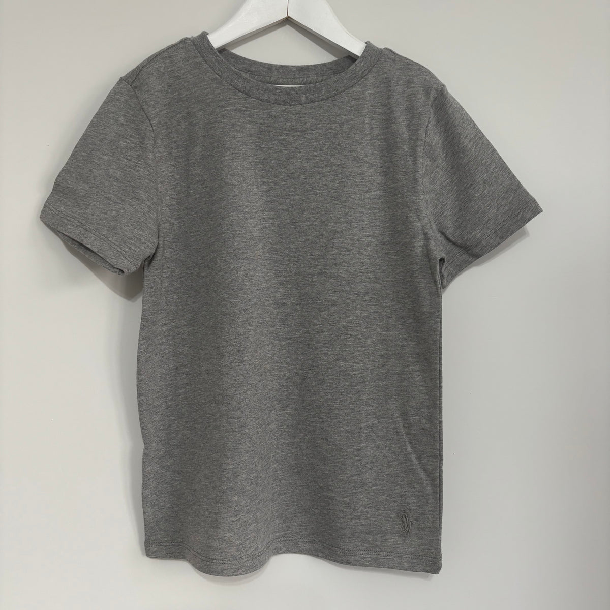 Polo Ralph Lauren Plain Grey T-Shirt Age 6-8 Years 132cm