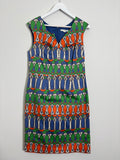 Boden Geometric Print Dress Size 14