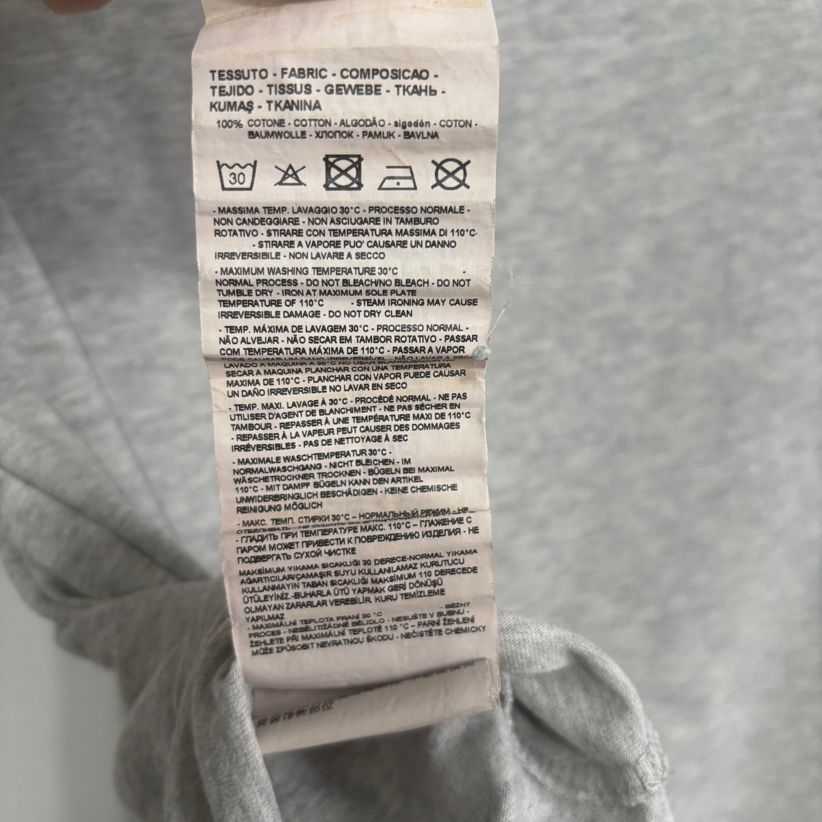 EA7 Emporio Armani Grey T-Shirt Age 14 Years