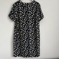 M&S Collection Black & White Dress Size 16 never worn