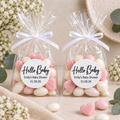 Personalised DIY Kit Baby Shower Sweet Favour Bags Hello Baby