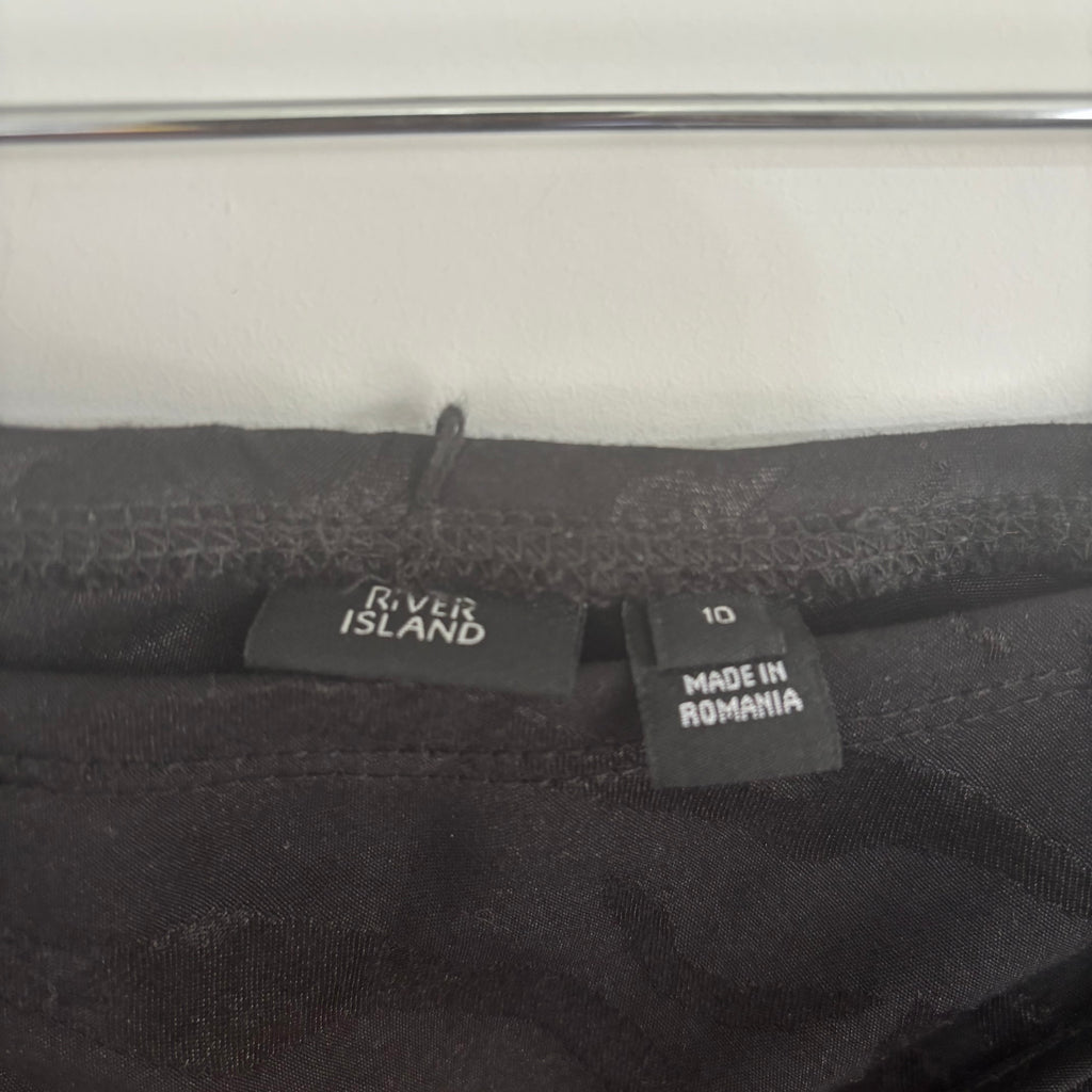 River Island Black Maxi Skirt Size 10