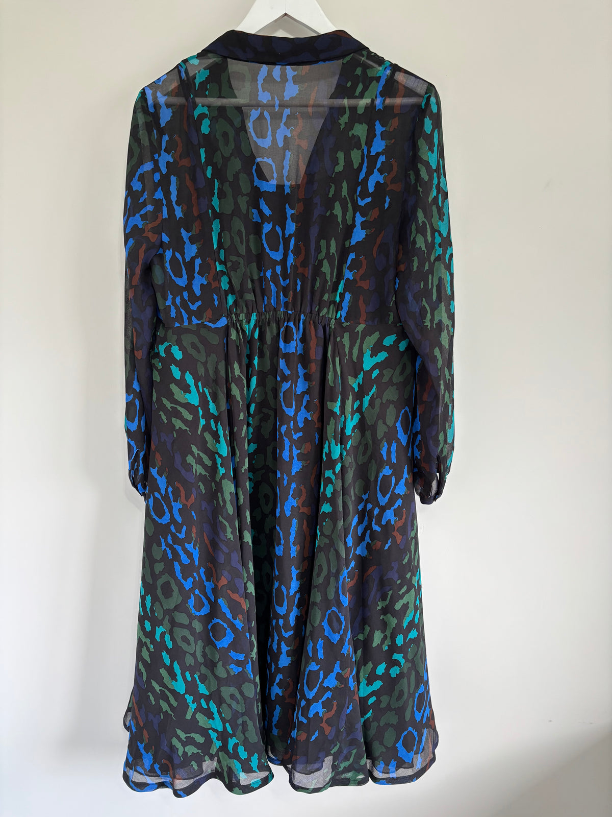 Mint Velvet Chiffon Midi Dress UK 14
