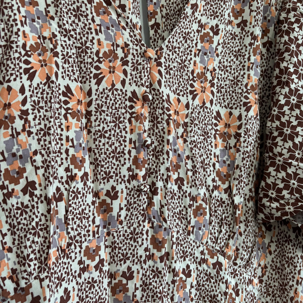 Next Floral Print Dress Size 16