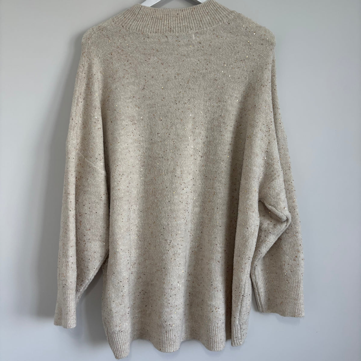 George Cream Jumper with Sequin Embellishment Size XL 20-22