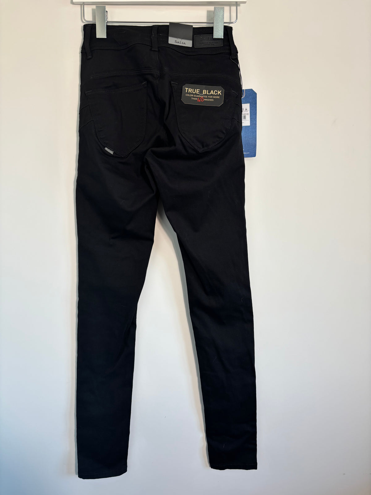 Salsa Push In Secret High Waisted Black Jeans W28 L32 UK 8