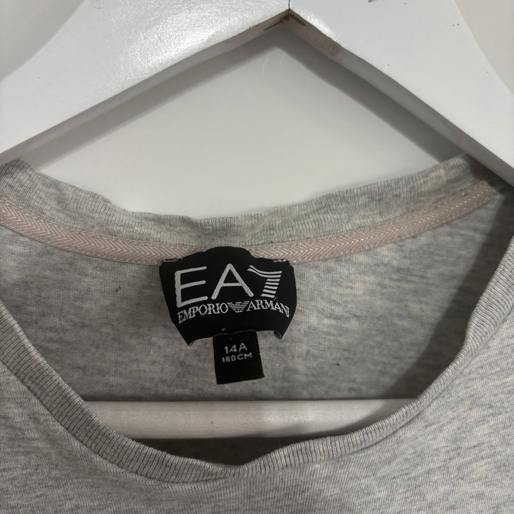 EA7 Emporio Armani Grey T-Shirt Age 14 Years