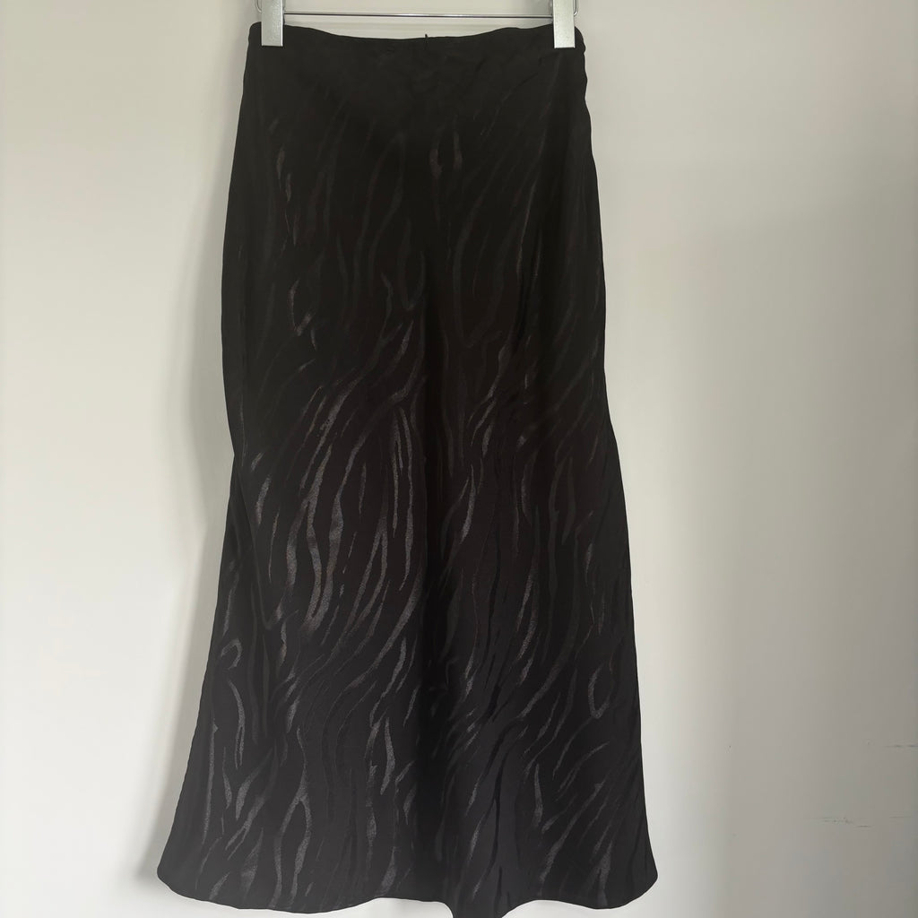 River Island Black Maxi Skirt Size 10