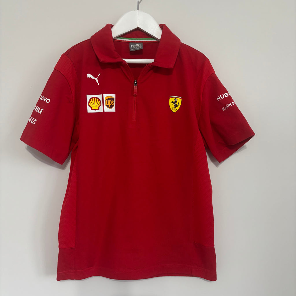 Puma Ferrari Red T-Shirt Age 7-8 Years
