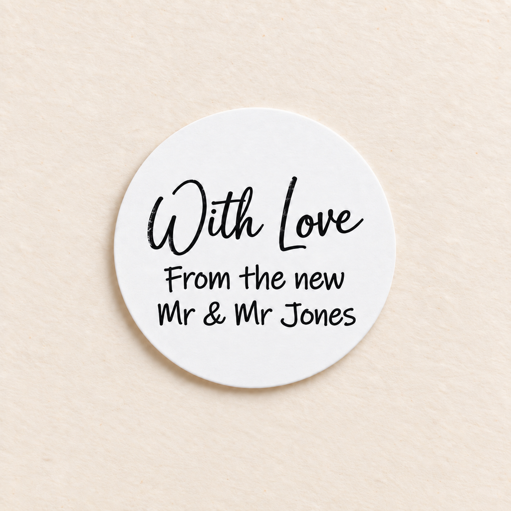 Personalised DIY Kit Wedding Sweet Favour Bags With Love