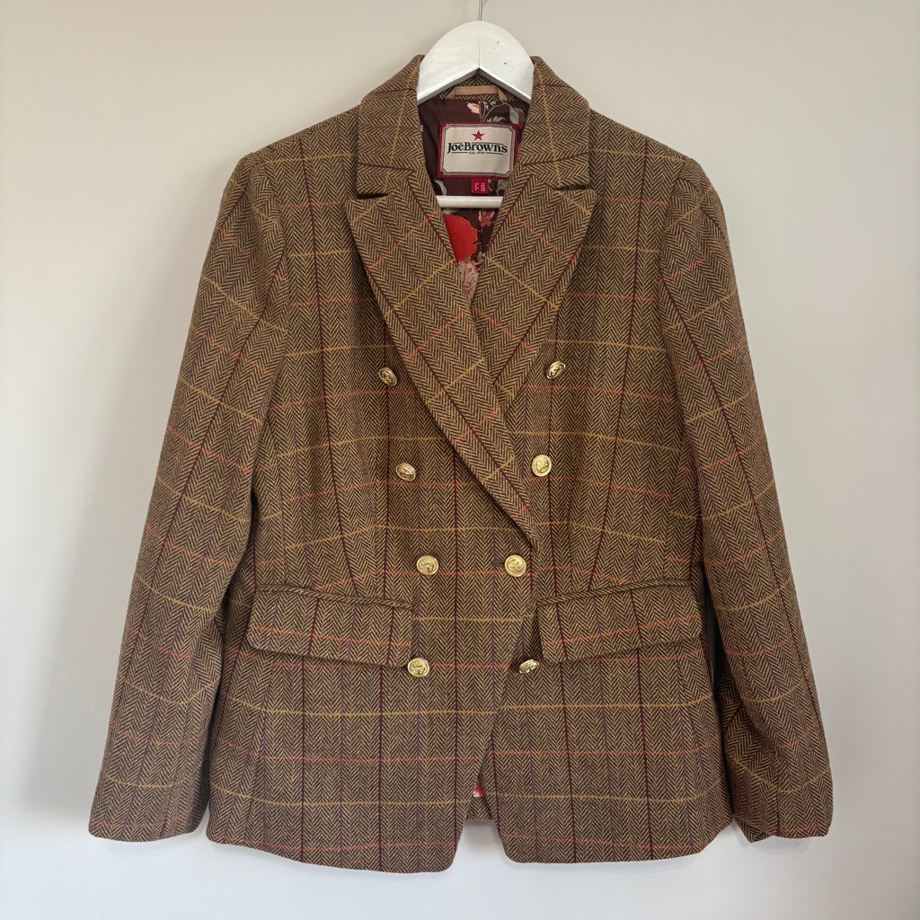 Joe Browns Classic Heritage Tweed Jacket UK 12