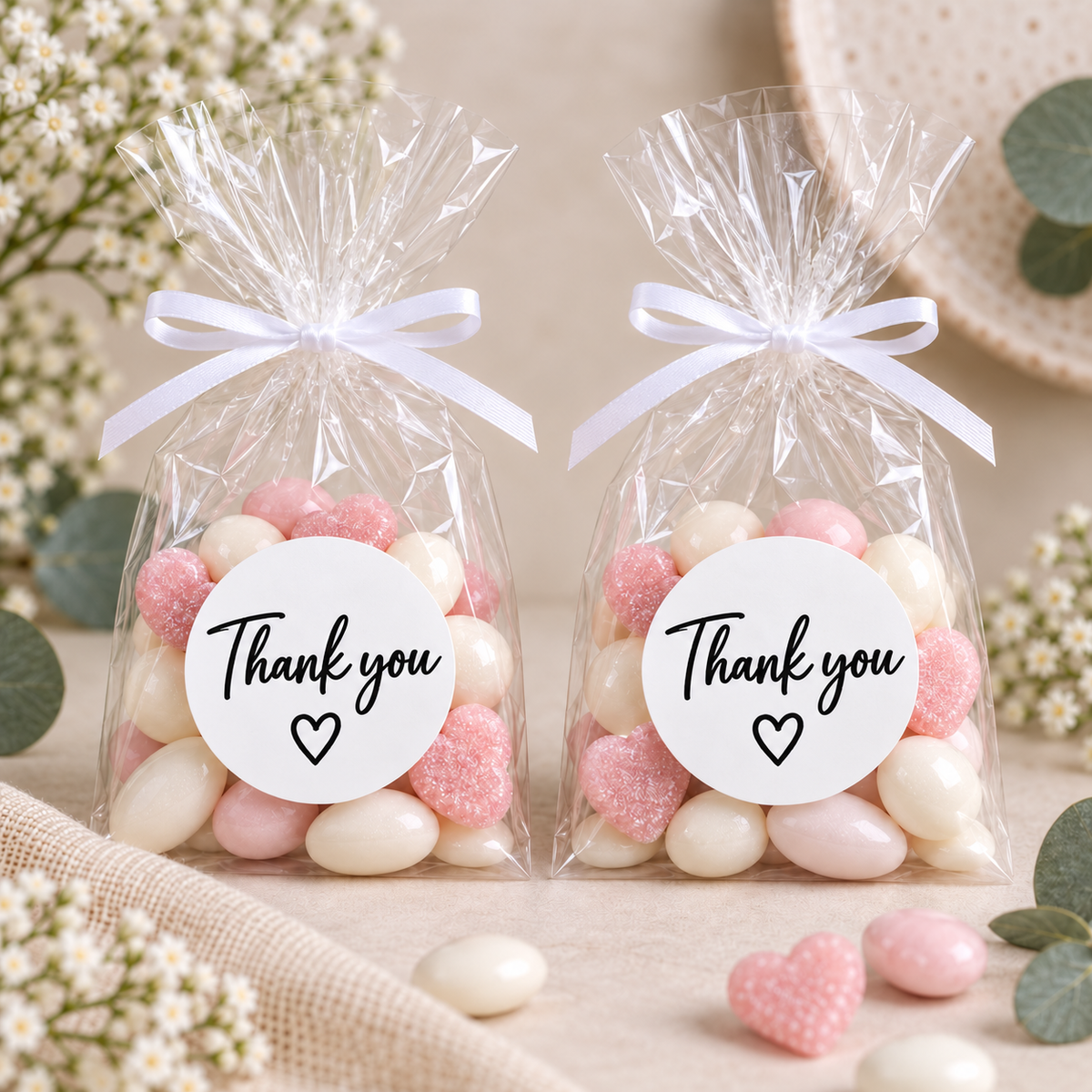 Personalised DIY Kit Sweet Favour Bags Thank You