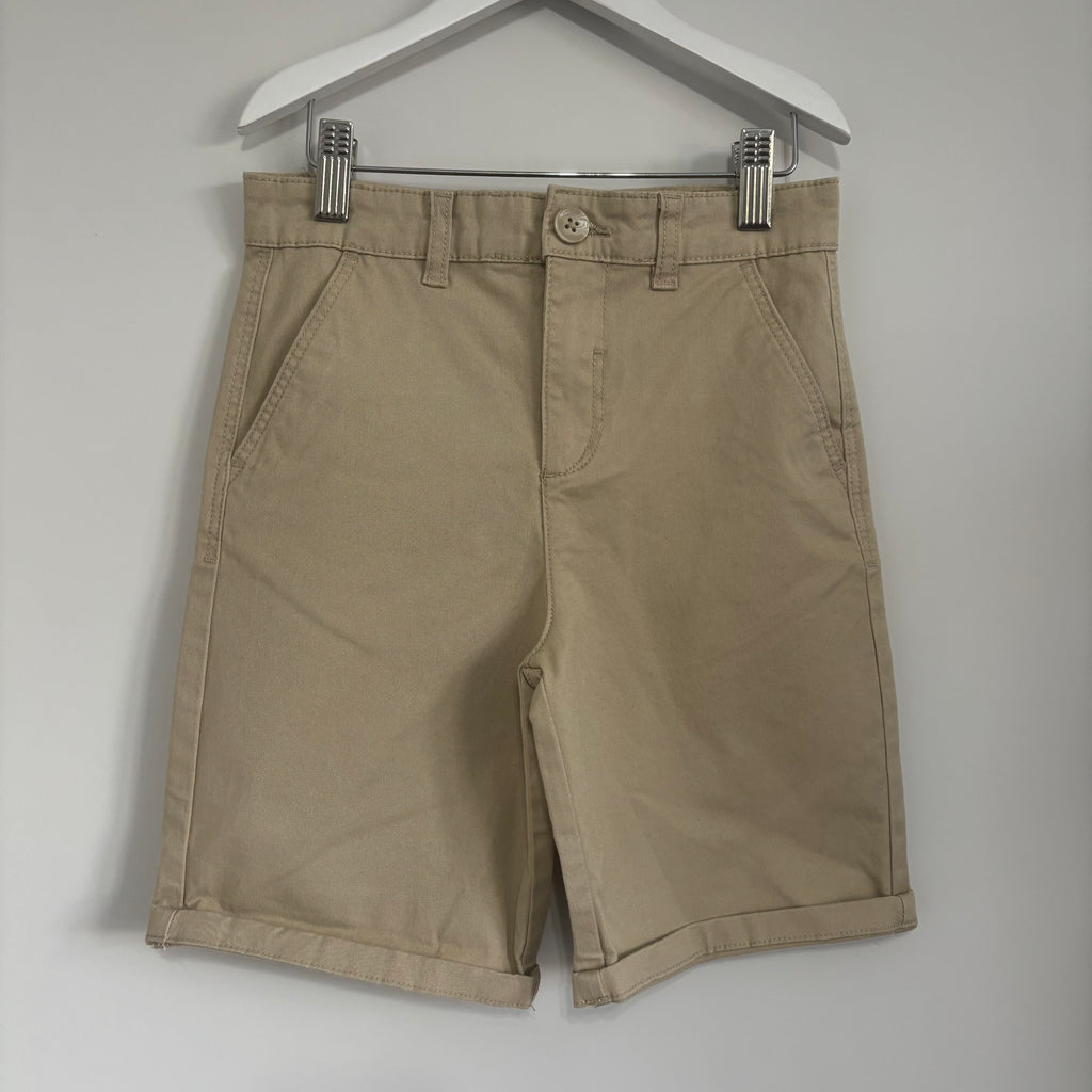 Primark Boys Beige Chino Shorts Age 7-8 Years