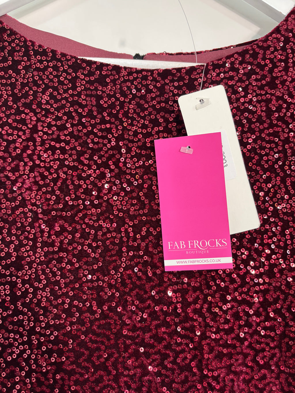 KDK London Wine Sequin Dress Size 10 – BNWT RRP £59