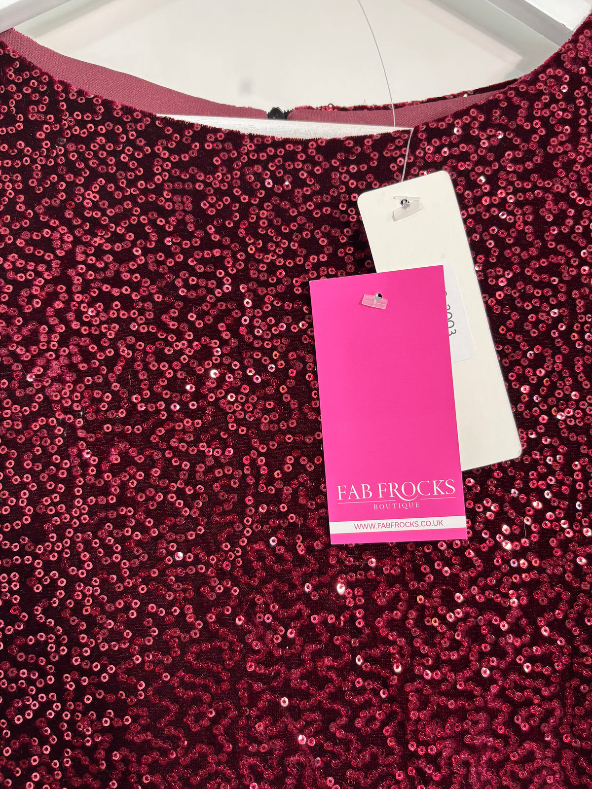 KDK London Wine Sequin Dress Size 10 – BNWT RRP £59