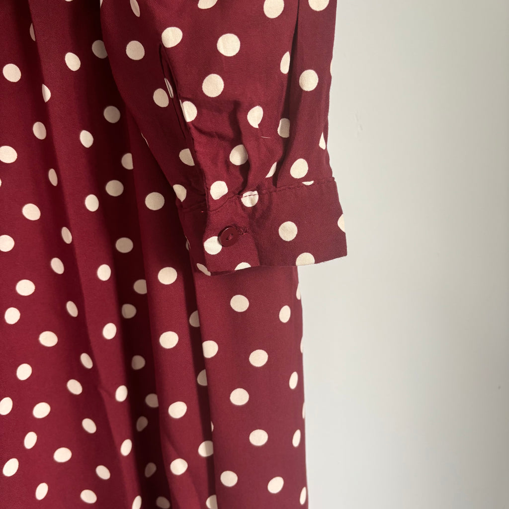 Matalan Papaya Spotty Shirt Dress Size 12