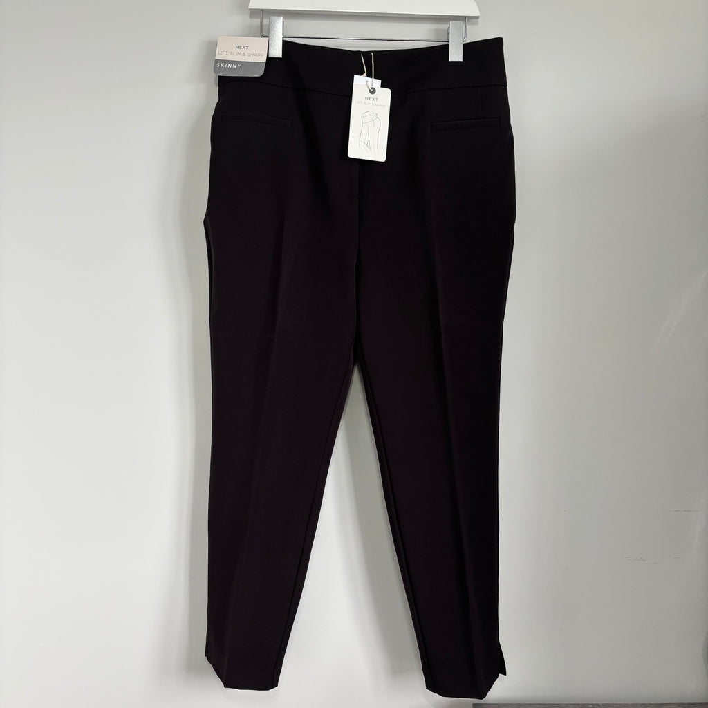 Next Lift, Slim & Shape Skinny Black Trousers Size 18R BNWT