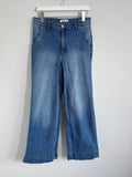 b.young BYKOMMA Wide Leg Jeans Blue Denim Size 30 UK 12