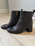 Carvela Black Leather Ankle Boots EU 40 UK 7