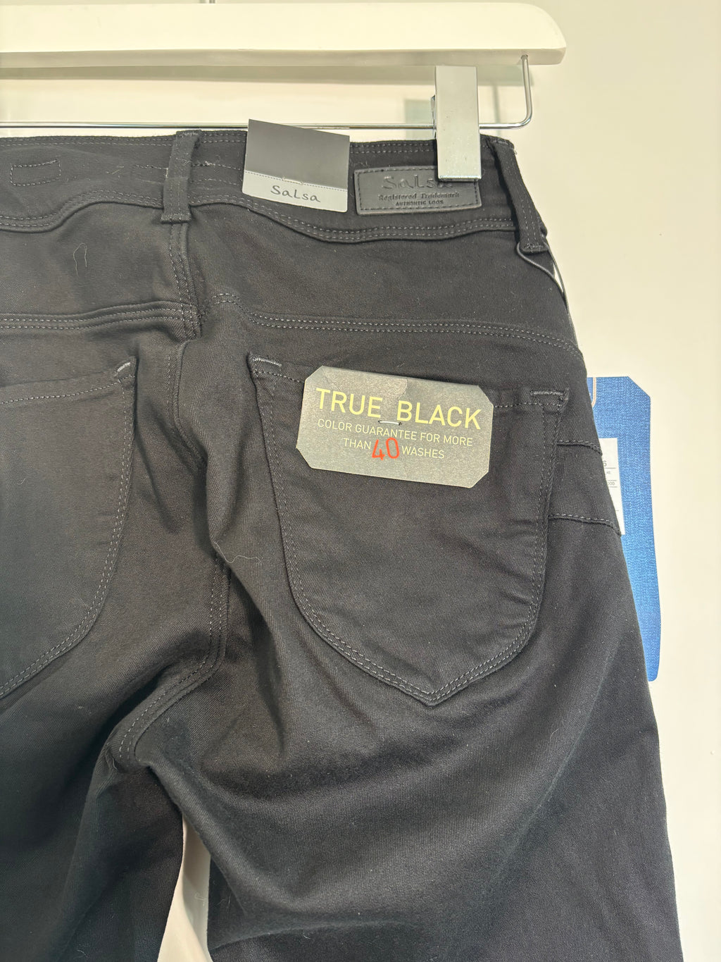 Salsa Push In Secret High Waisted Black Jeans W28 L32 UK 8