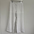 SHEIN White Wide Leg Drawstring Trousers – Size L UK 12-14