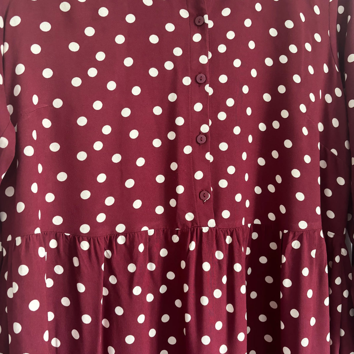 Matalan Papaya Spotty Shirt Dress Size 12
