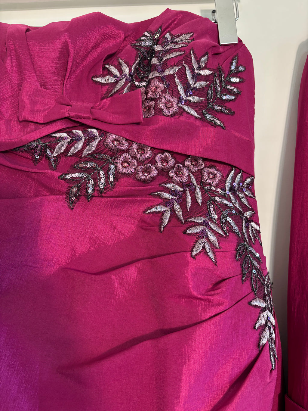 Ispirato Pink Embellished Strapless Dress & Bolero Jacket Set UK 10 BNWT