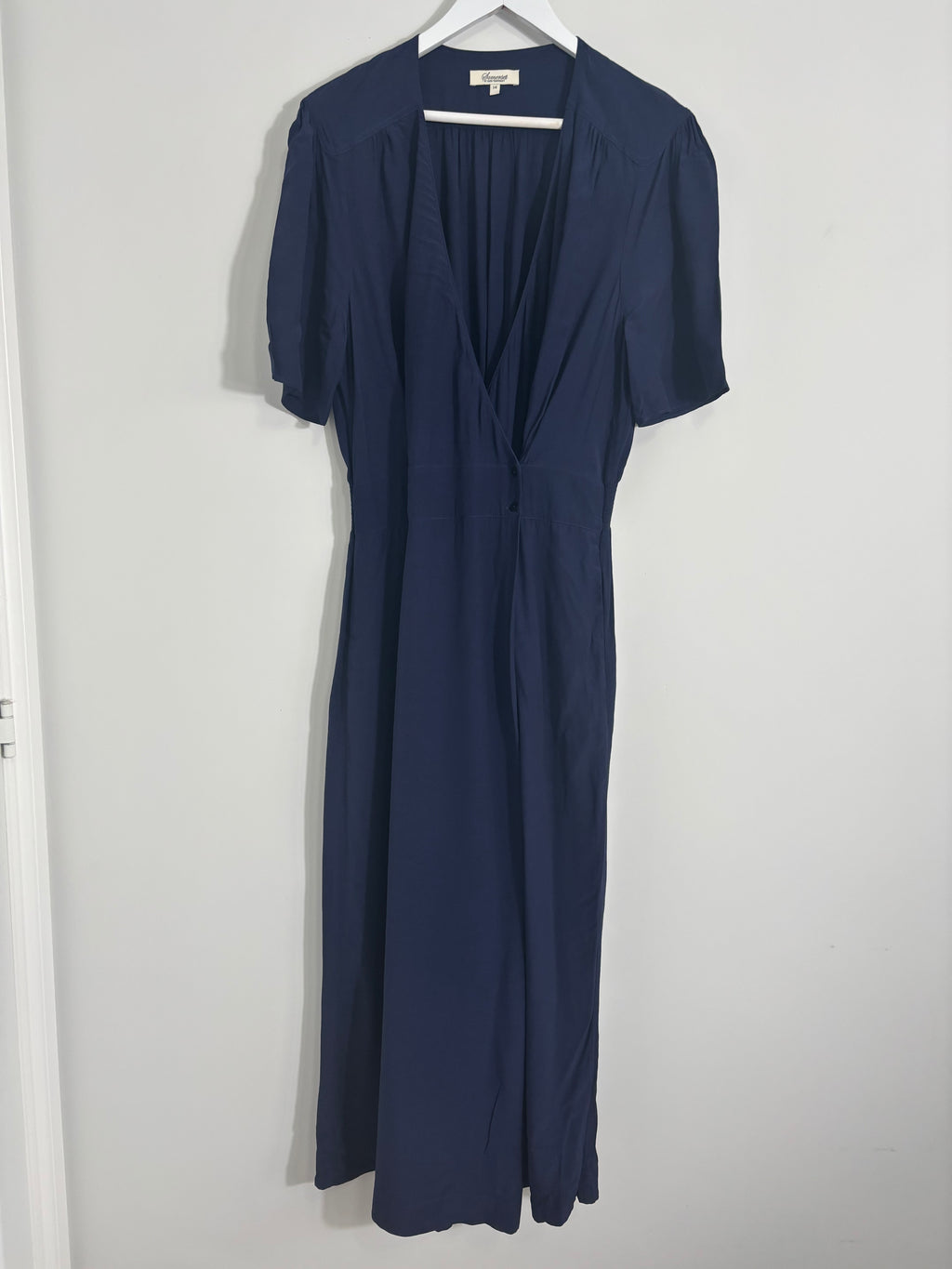 Somerset by Alice Temperley Navy Wide Leg Jumpsuit – Size 14